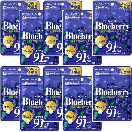 ロッテ ブルーベリーラムネ 50g ×10袋 - メルカリ