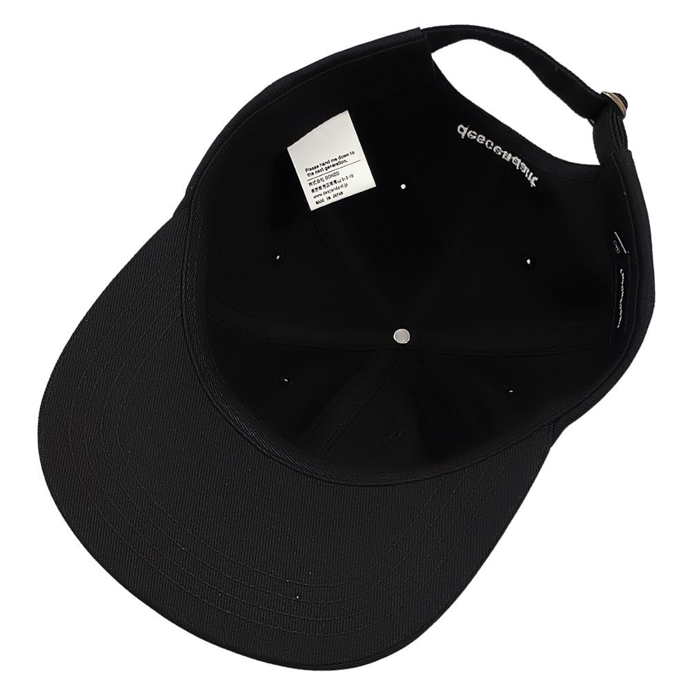 DESCENDANT ディセンダント CACHALOT 6PANEL キャップ ブラック 正規品