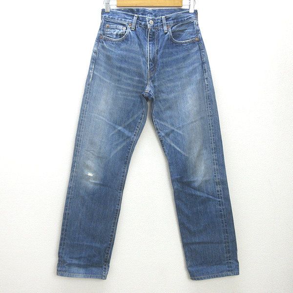 K□日本製□リーバイス/Levi's 502 復刻ビッグE ストレートデニム