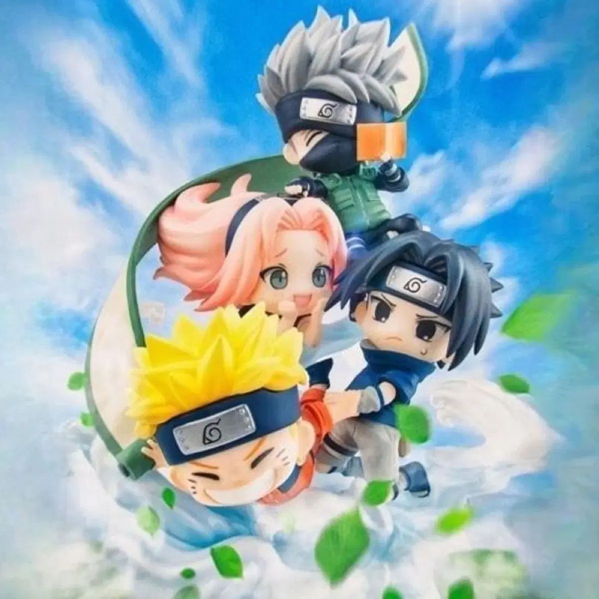 メガハウス NARUTO -ナルト- 第7班集合 FigUnity フィギュニティ フィギュア