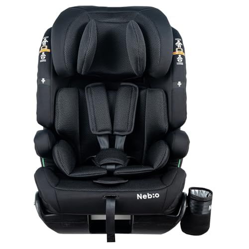 Nebio ネビオ【R129適合 リクライニングできる チャイルドシート ISOFIX】15ヶ月から12歳 小学生まで使える チャイルドシート ロングユース 保温保冷ドリンクホルダー付き】ジュニアシート ポップピットGリクライニング PoPP 9665b028