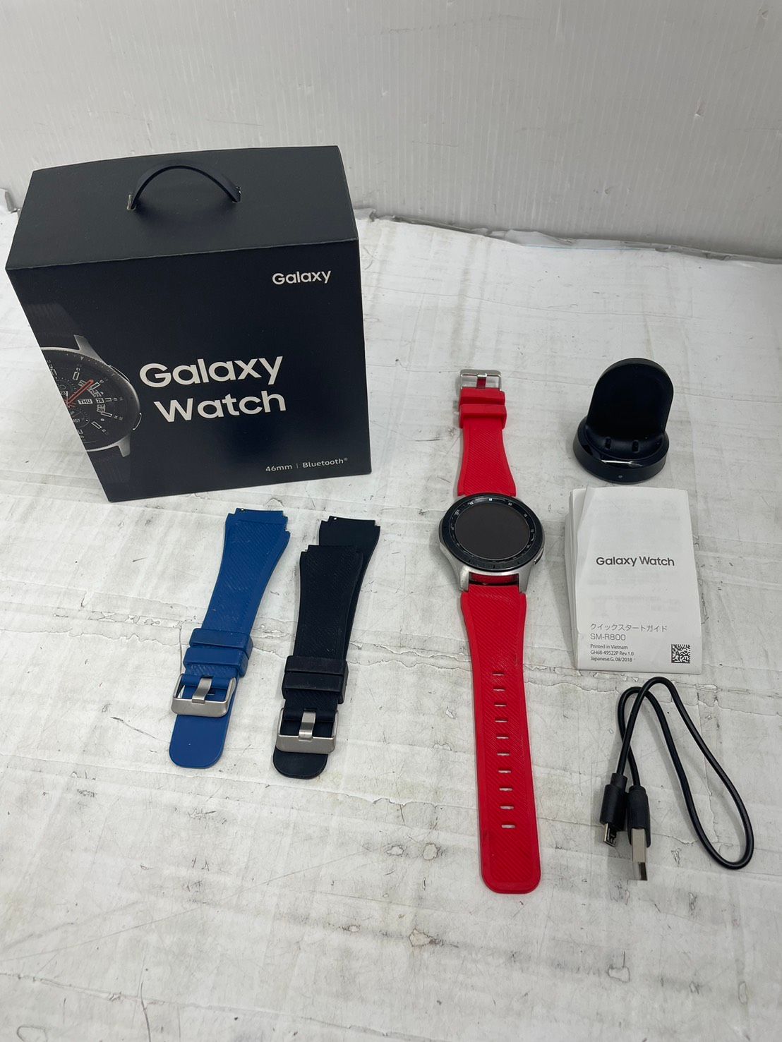 送料無料h14471 Galaxy Watch ギャラクシー ウォッチ SM-R800 本体 スマートウォッチ 家電