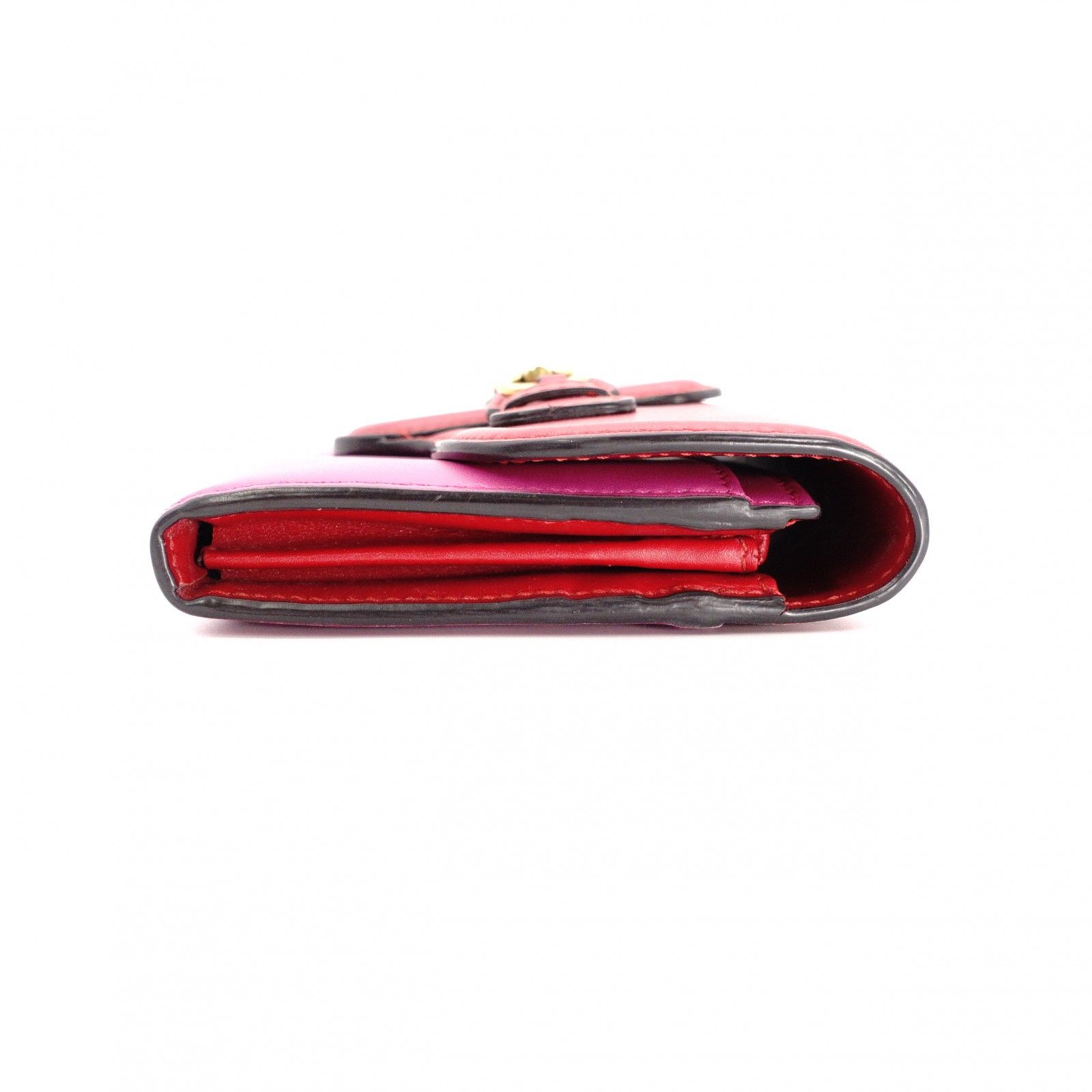 GUCCI グッチ ホースビット 長財布 レザー ピンク レッド 財布 