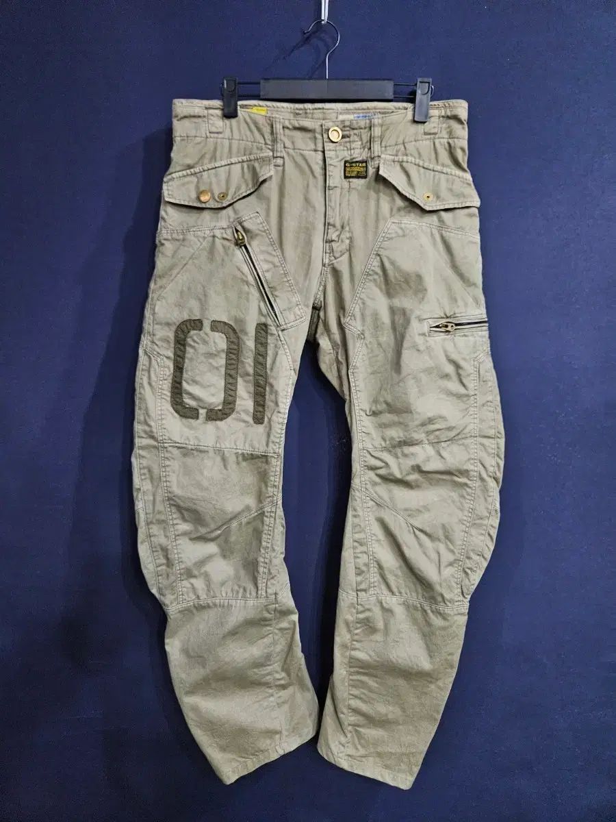G-STAR RAW ライトカーキ メンズ スリムフィット ウエスト 32 ヴィンテージ カーゴパンツ