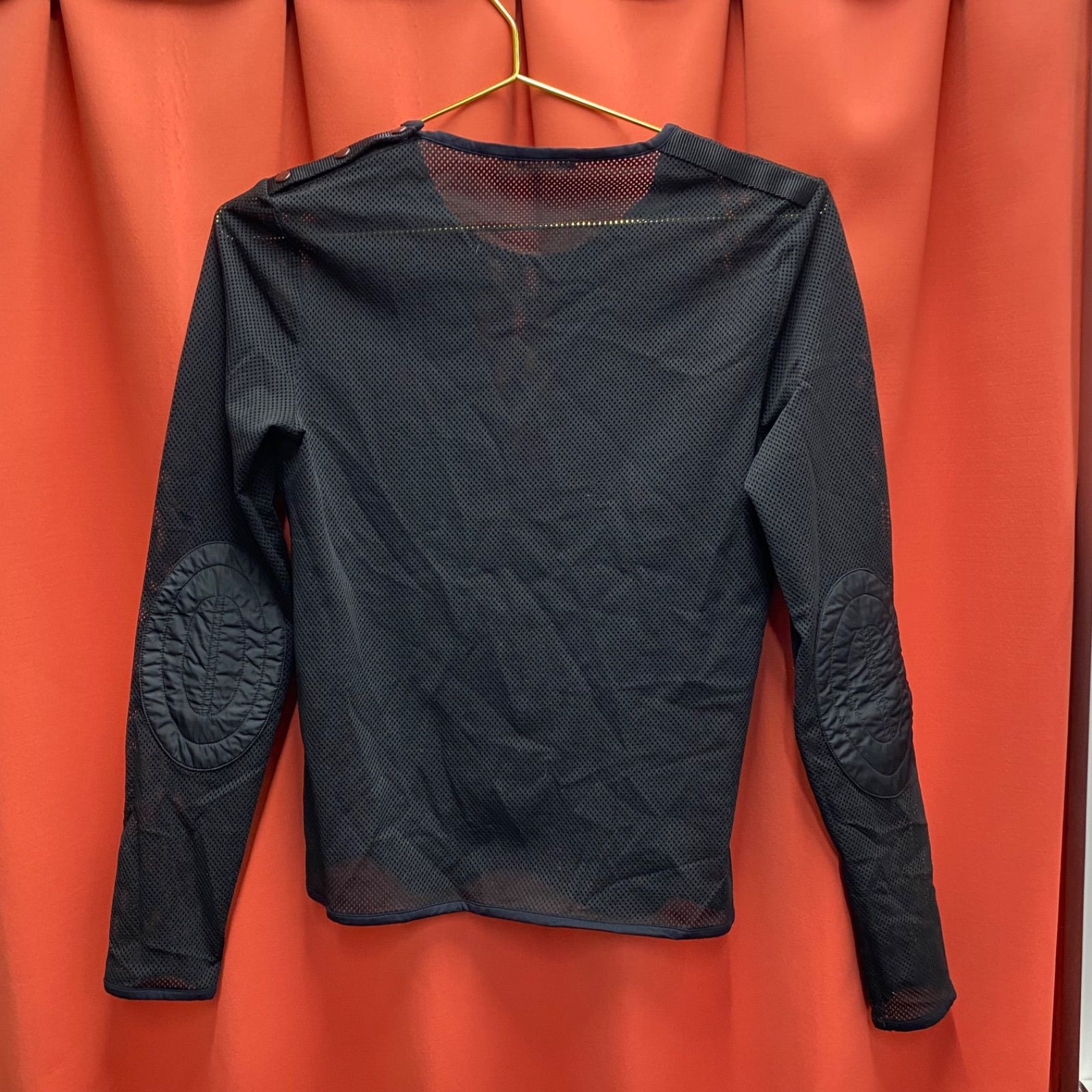PRADA sports プラダ スポーツ メッシュ 長袖 Tシャツ ブラック M