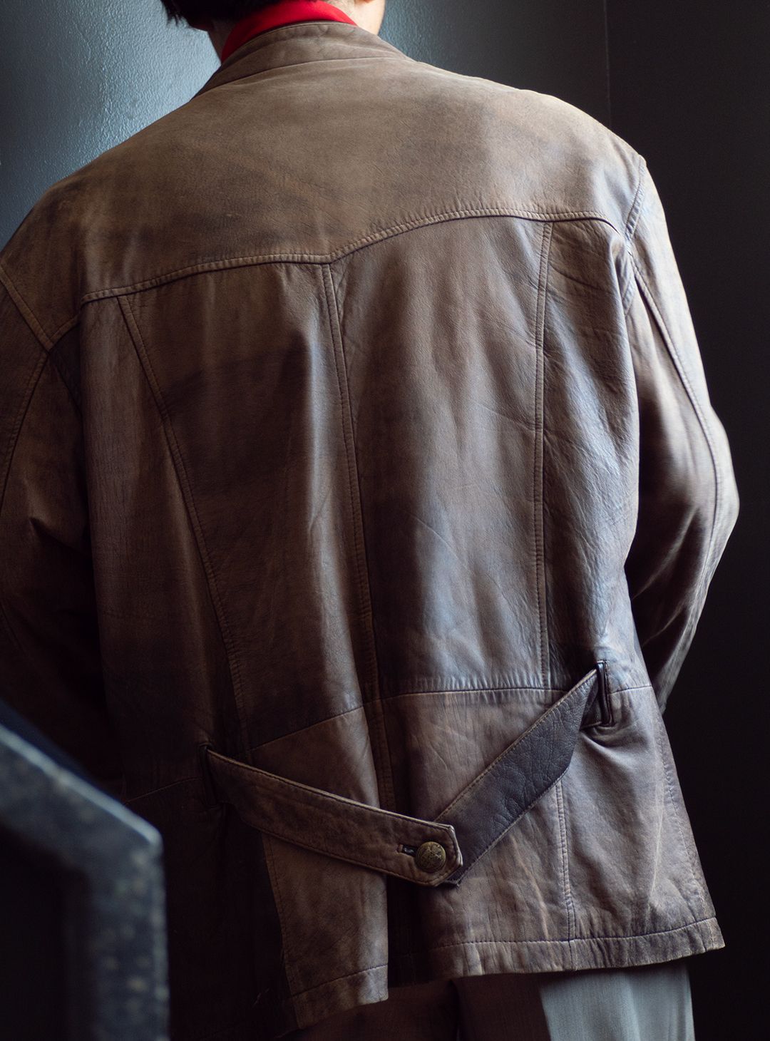 unknown 1980s Leather tyrolean Jacket - メルカリ
