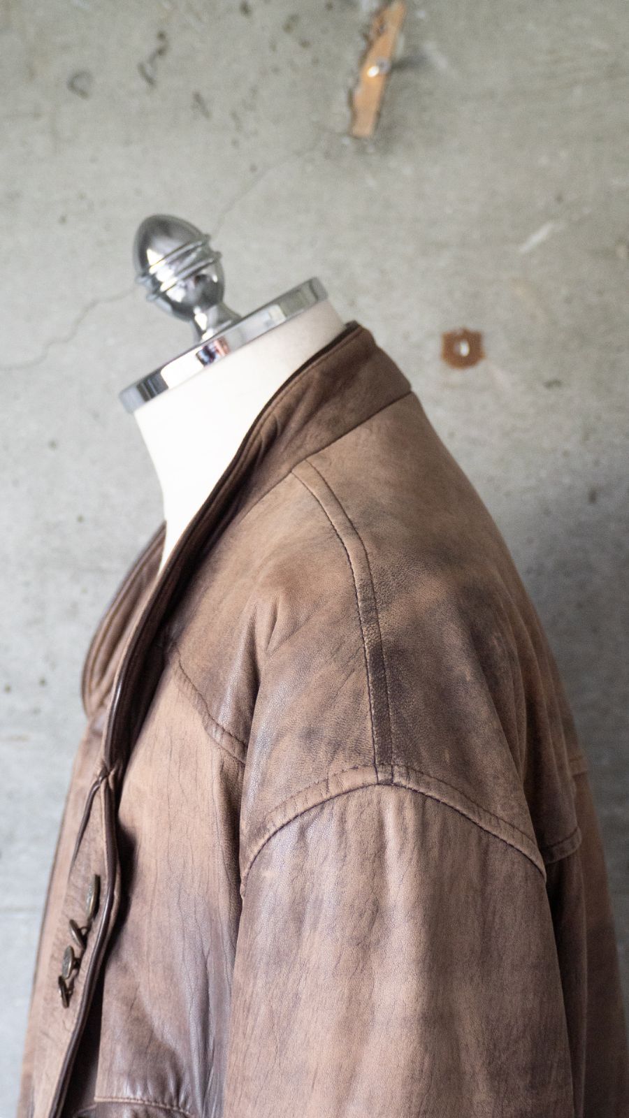 unknown 1980s Leather tyrolean Jacket - メルカリ