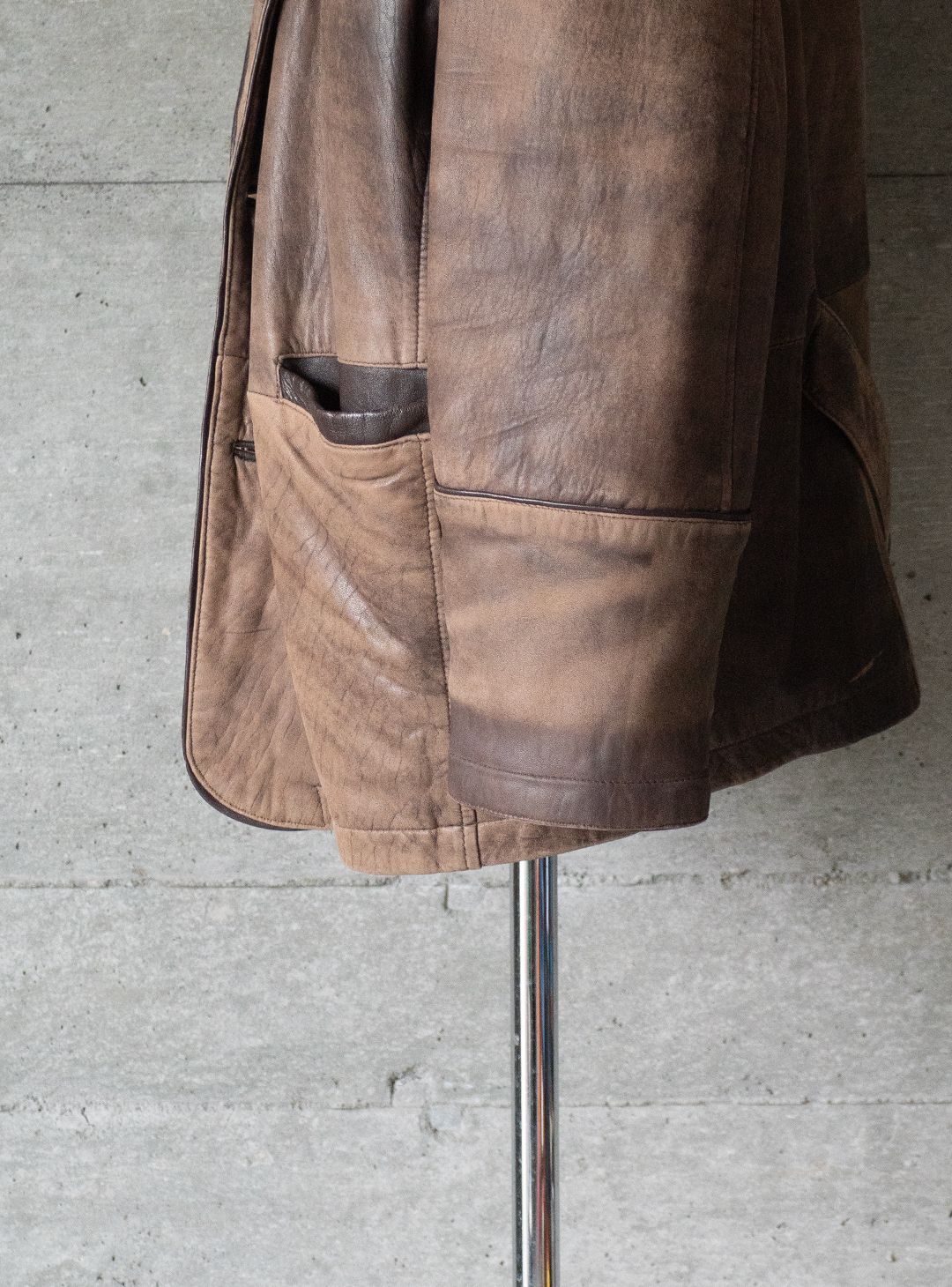 unknown 1980s Leather tyrolean Jacket - メルカリ