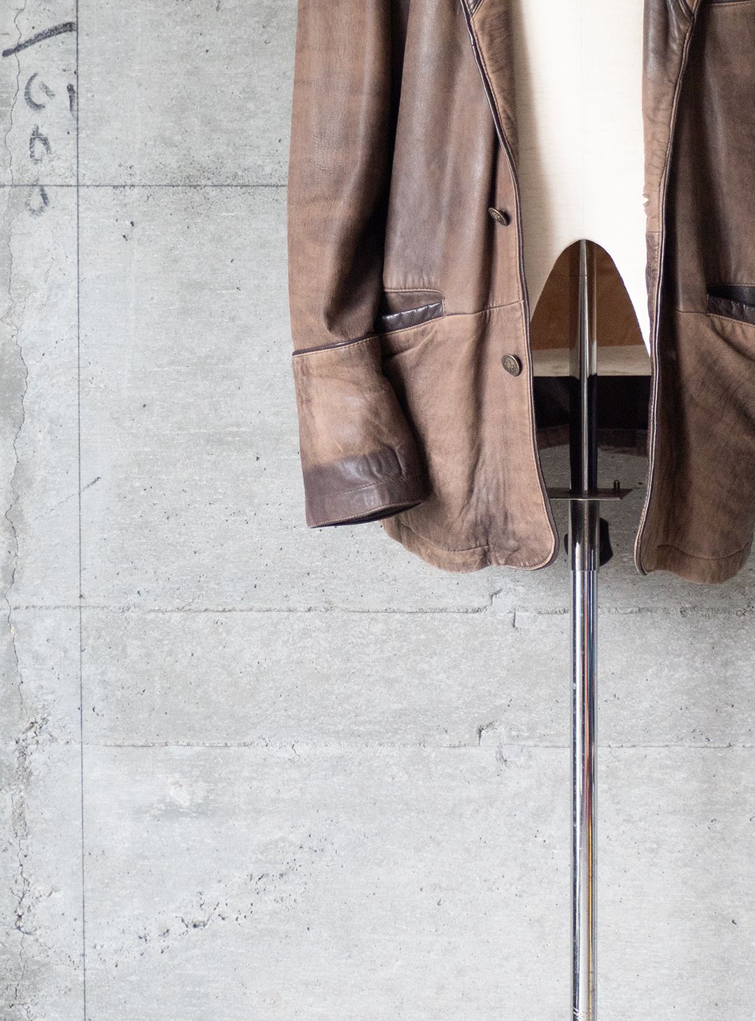 unknown 1980s Leather tyrolean Jacket - メルカリ