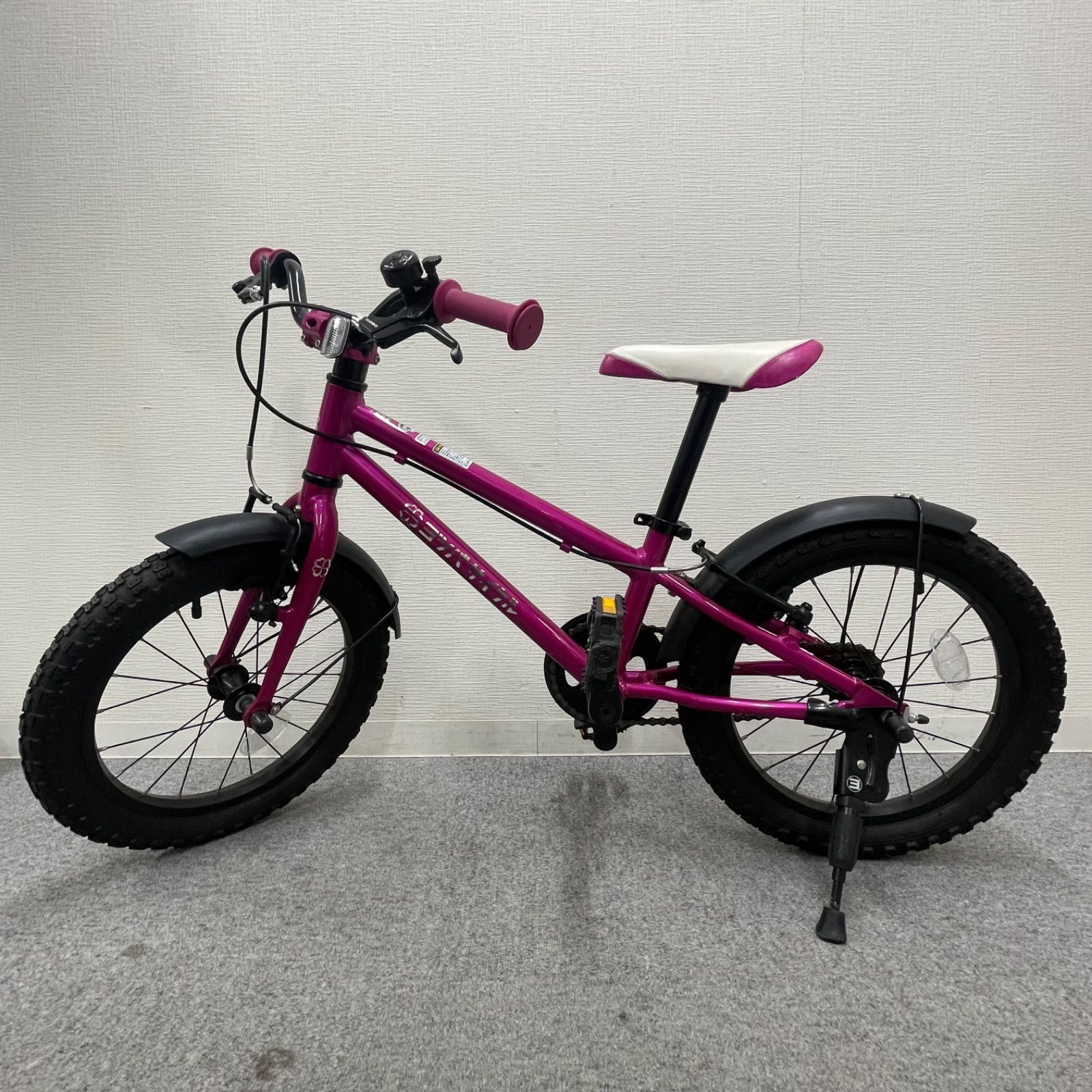 NPAA】16インチ ヨツバサイクル キッズサイクル ピンク - メルカリ