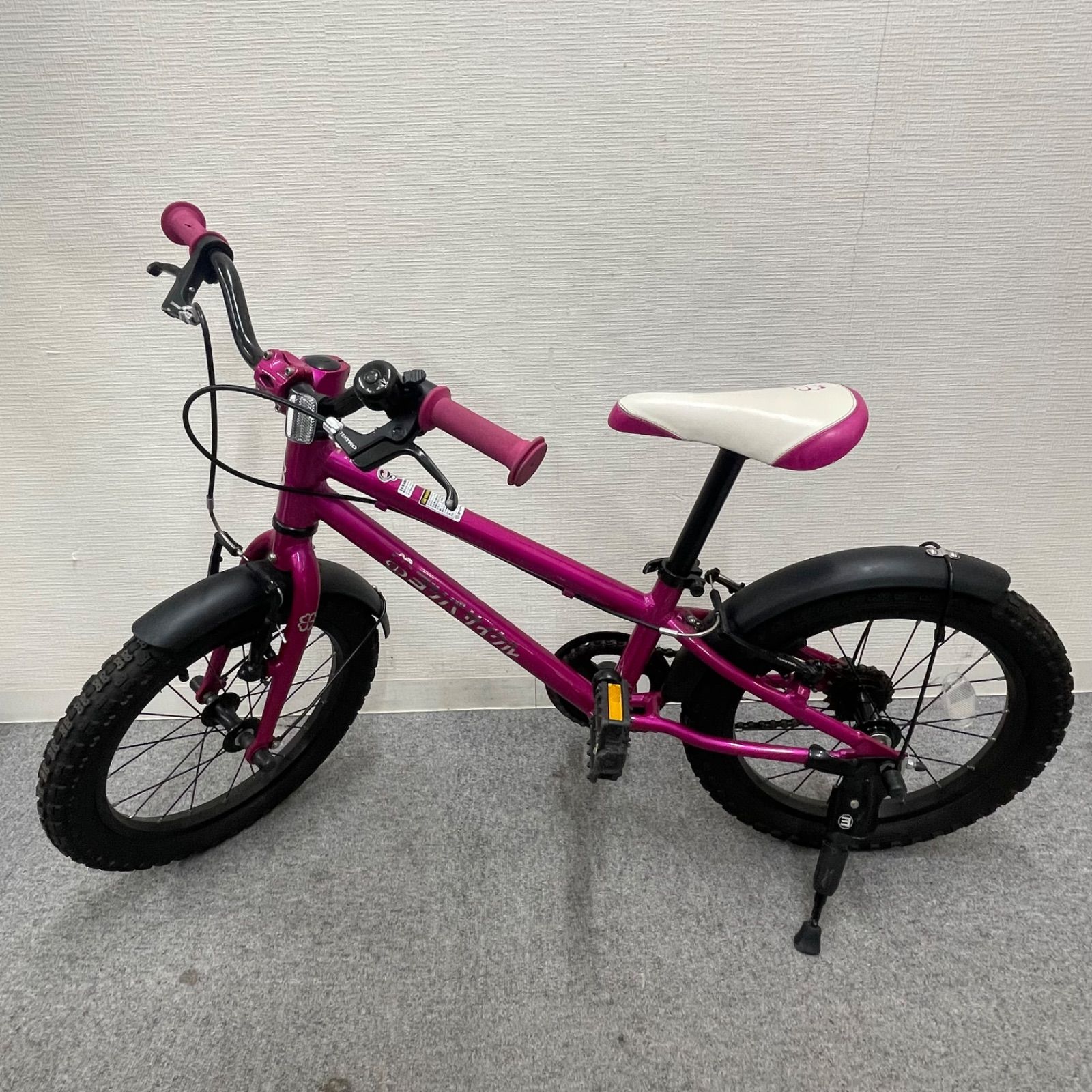【NPAA】16インチ ヨツバサイクル キッズサイクル ピンク