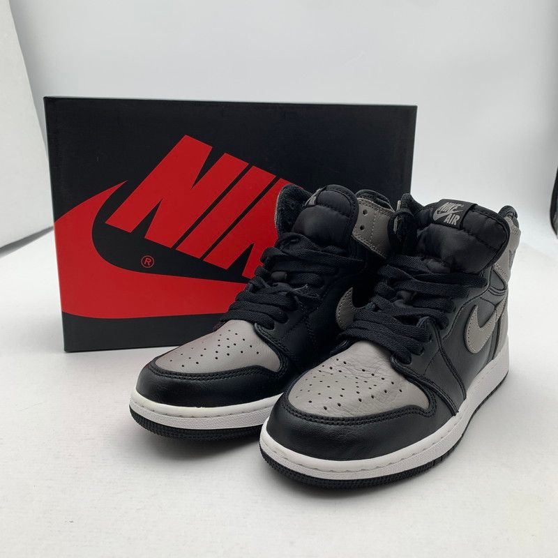 【中古品】 NIKE ナイキ 575441-013 GS AIR JORDAN 1 RETRO HIGH OG BG SHADOW エア ジョーダン 1 レトロ ハイ スニーカー 靴 【166-260518-mh-11-fuzh】
