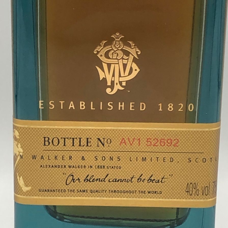 ジョニーウォーカー ブルーラベル 750ml 40% 未開栓 - メルカリ