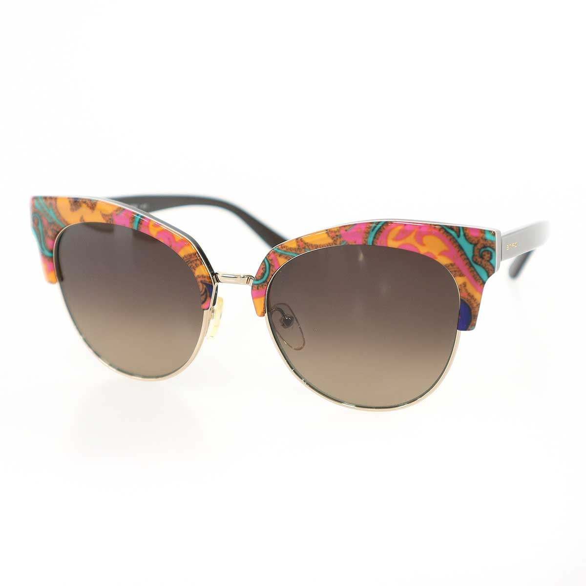 ETRO エトロ ET108S キャットアイサングラス ブラウン 54□18-140