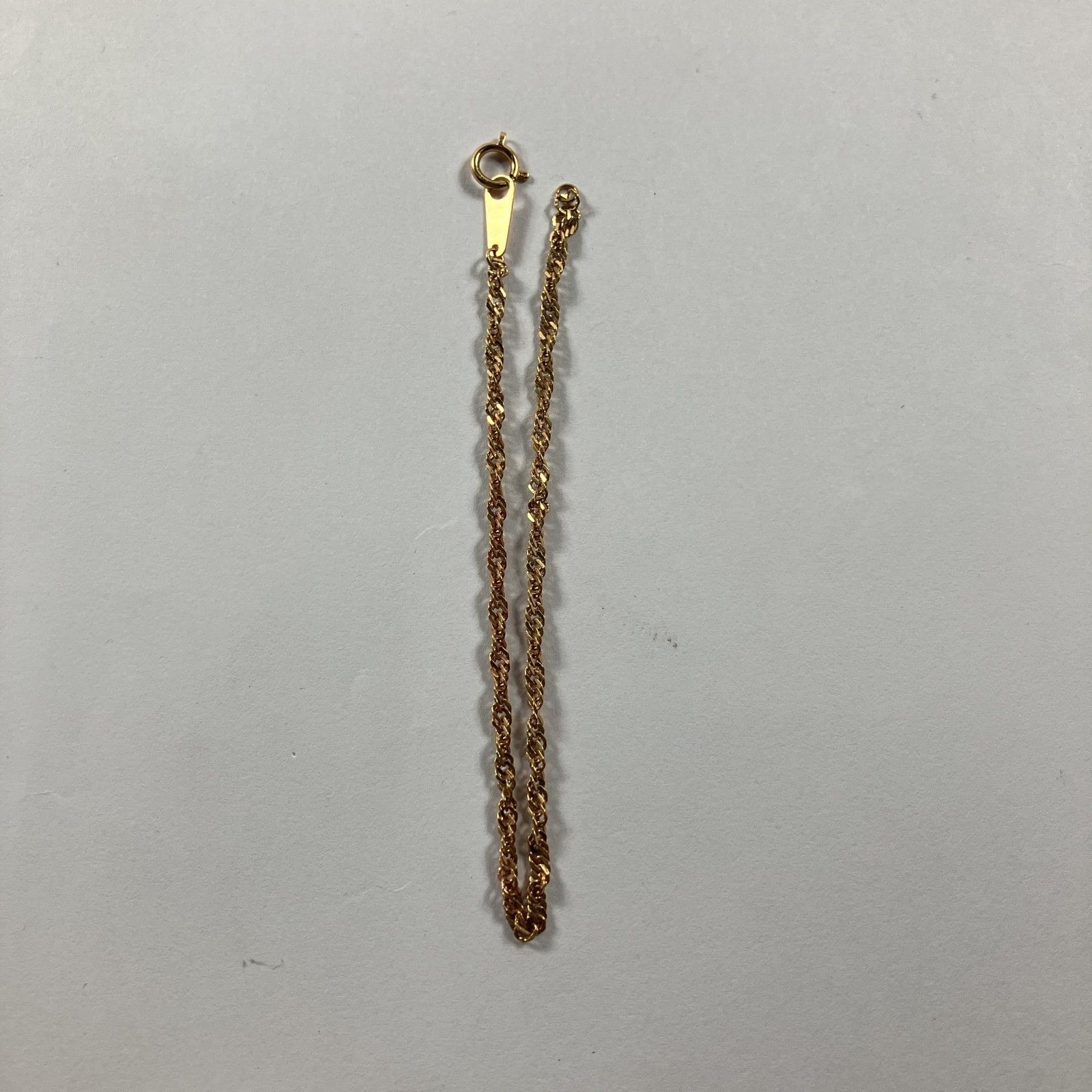 ★ K18刻印 18金 イエローゴールド ブレスレット 全長約16㎝ 総重量2.29g アクセサリー 現状品 ジャンク品