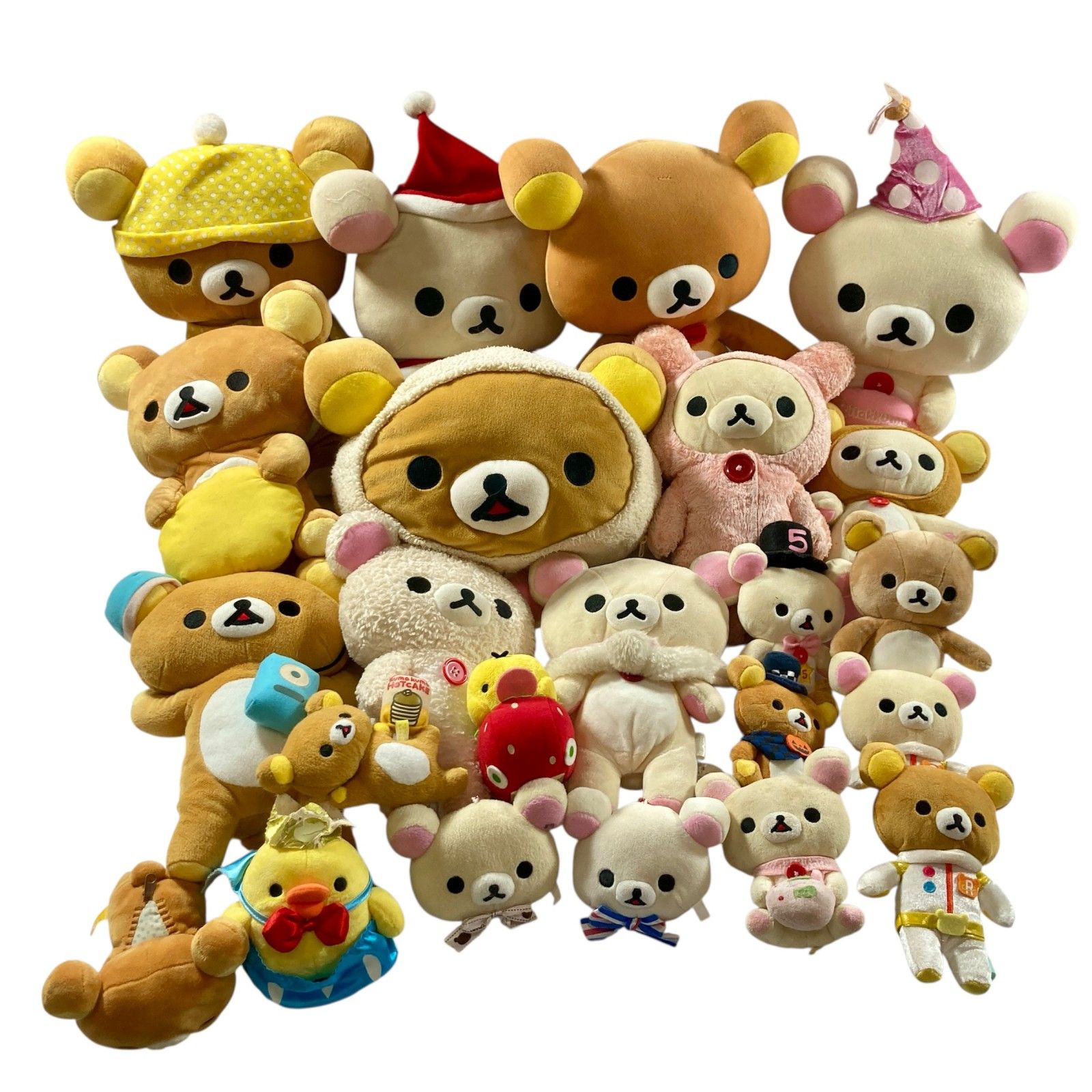 ★ リラックマ コリラックマ ぬいぐるみ マスコット まとめ商品 キイロイトリ チャイロイコグマ San-X サンエックス 現状品 3.9kg