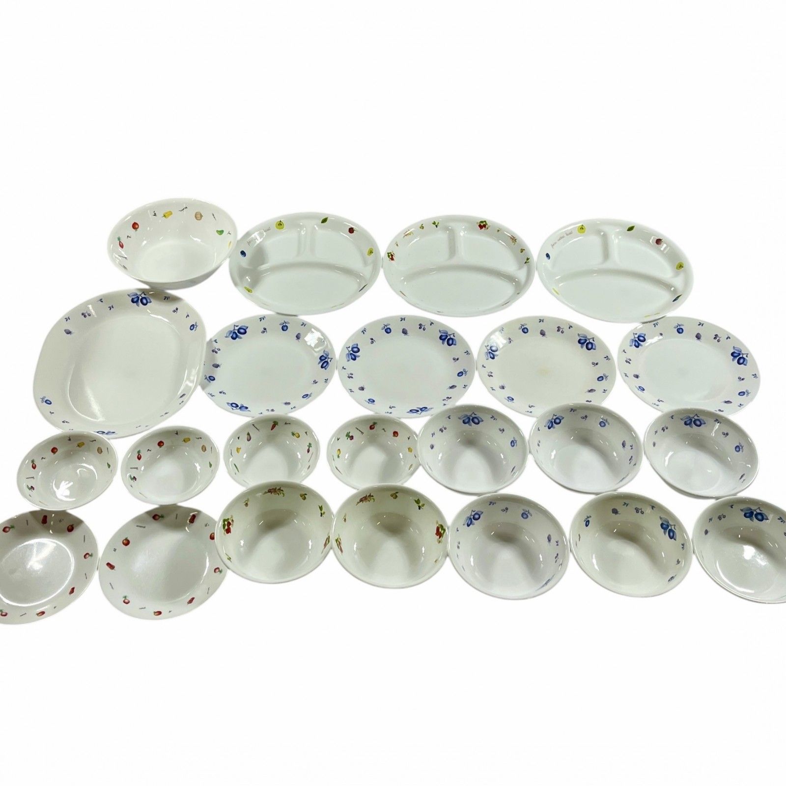★ コレール CORELLE 23点 まとめ商品 ランチプレート ボウル 平皿 深皿 大皿 など ビトレル 食器 現状品 5kg