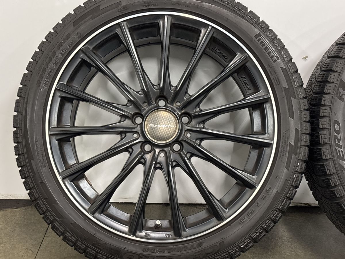 交換用に】ユーロテック ユーロステージ TW15 18in 7.5J +44 PCD112 