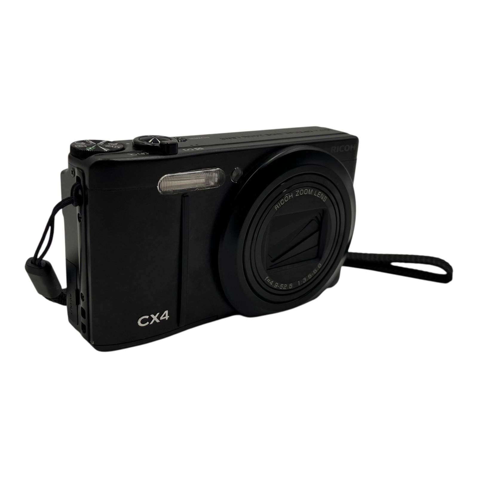 □RICOH CX4 ブラック コンパクトデジタルカメラ 10.7倍ズーム 動作 