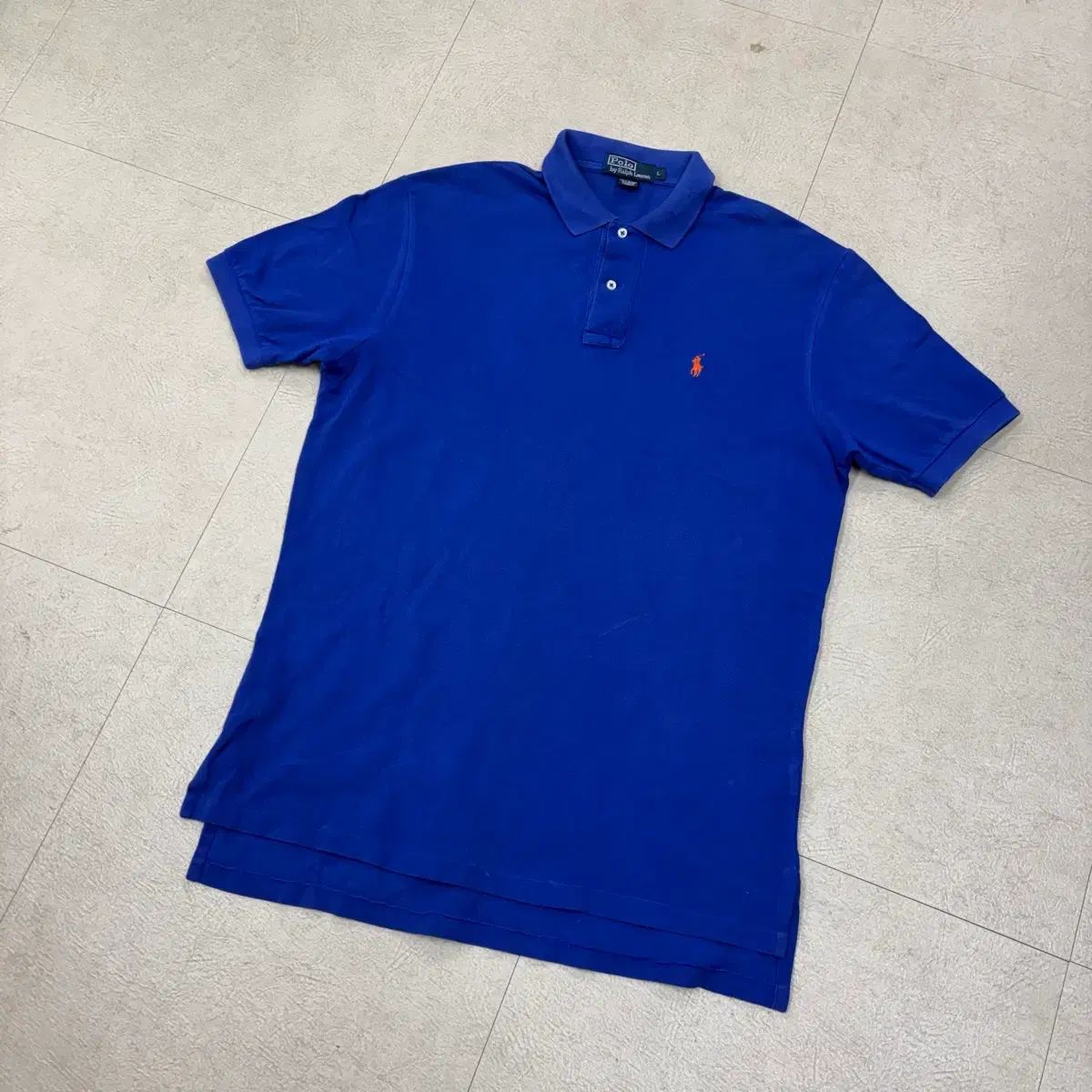 ポロ ラルフローレン ポニー ブルー カラーTシャツ 4,318円