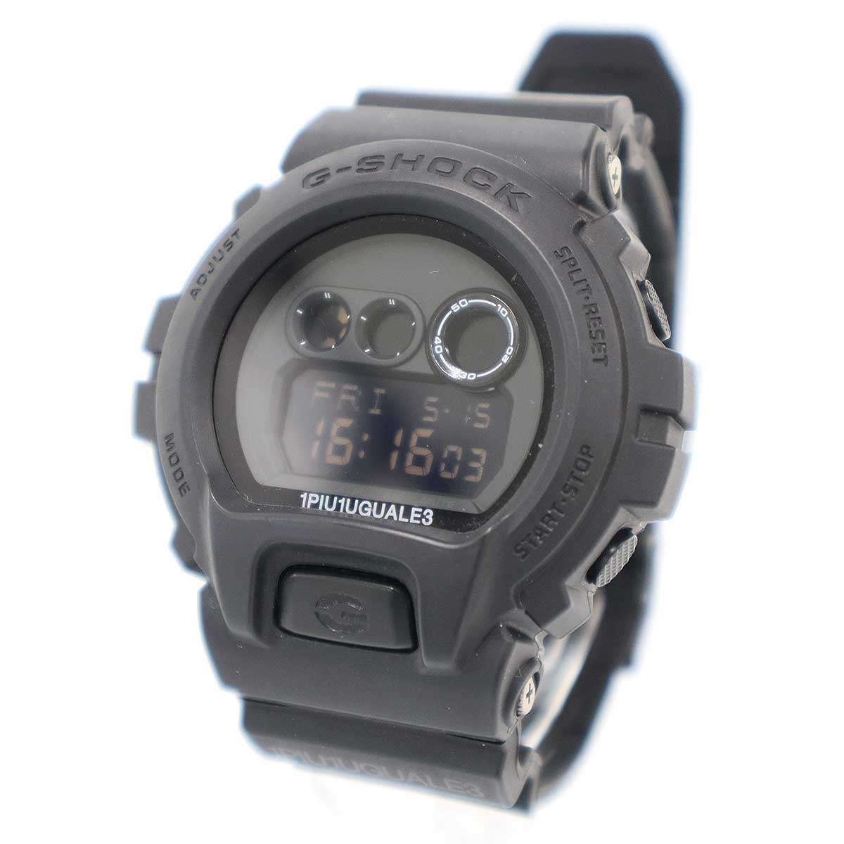 1piu1uguale3×CASIO ウノピゥウノウグァーレトレ×カシオ G-SHOCK GD-X6900 腕時計 ブラック