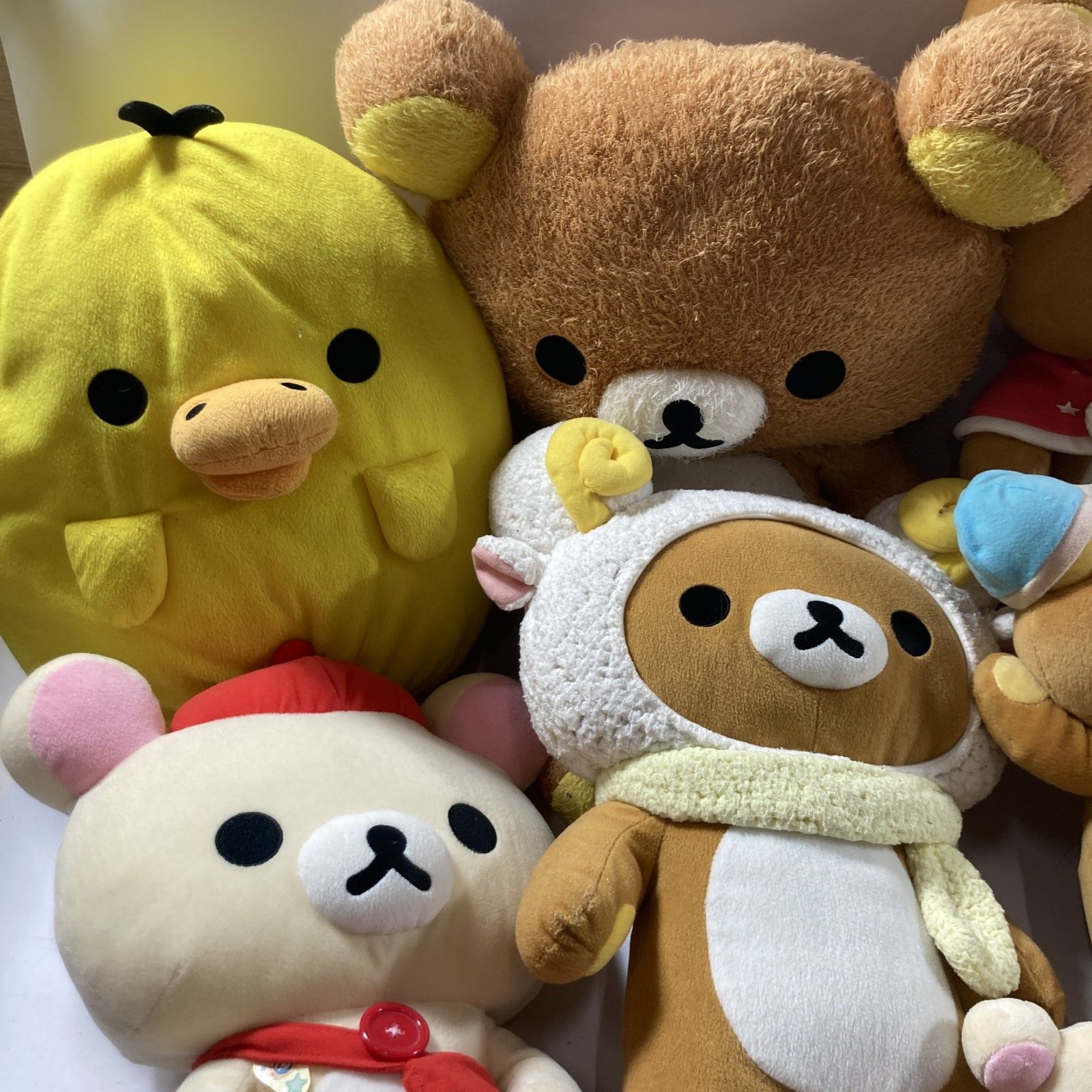 リラックマ　ぬいぐるみ　まとめ売り　コリラックマ　キイロイトリ　他 ☆ リラックマ コリラックマ ぬいぐるみ マスコット まとめ商品