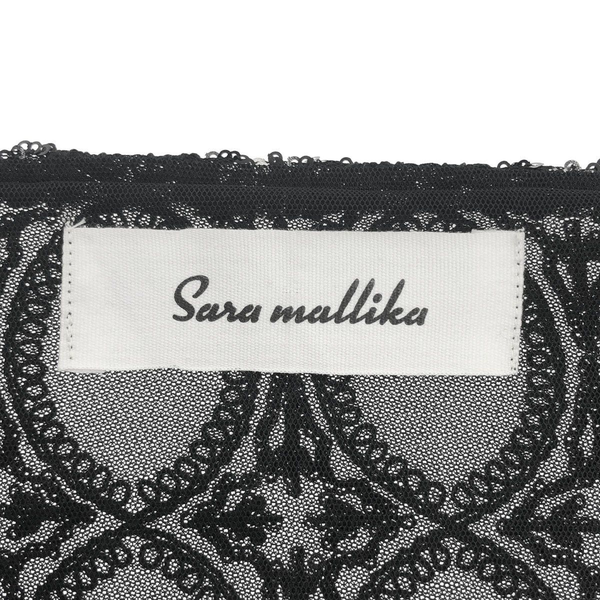 sara mallika サラ マリカ SEQUINS CAMI TOP チュールスパンコール sara mallika サラ マリカ SEQUINS CAMI TOP チュールスパンコール