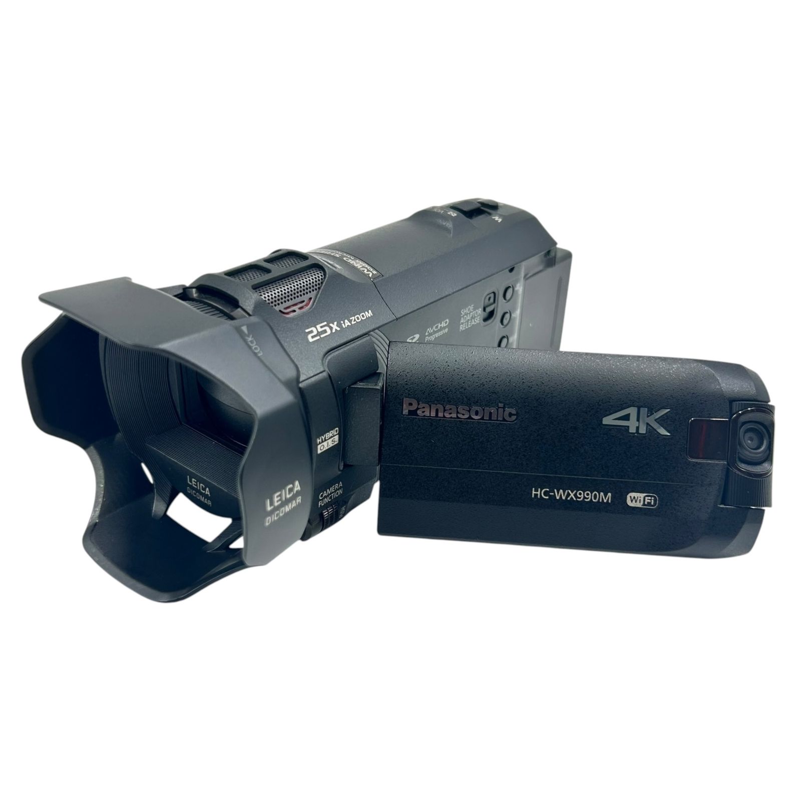 □Panasonic HC-WX990M 4K ビデオカメラ ブラック Leica DICOMAR WiFi 