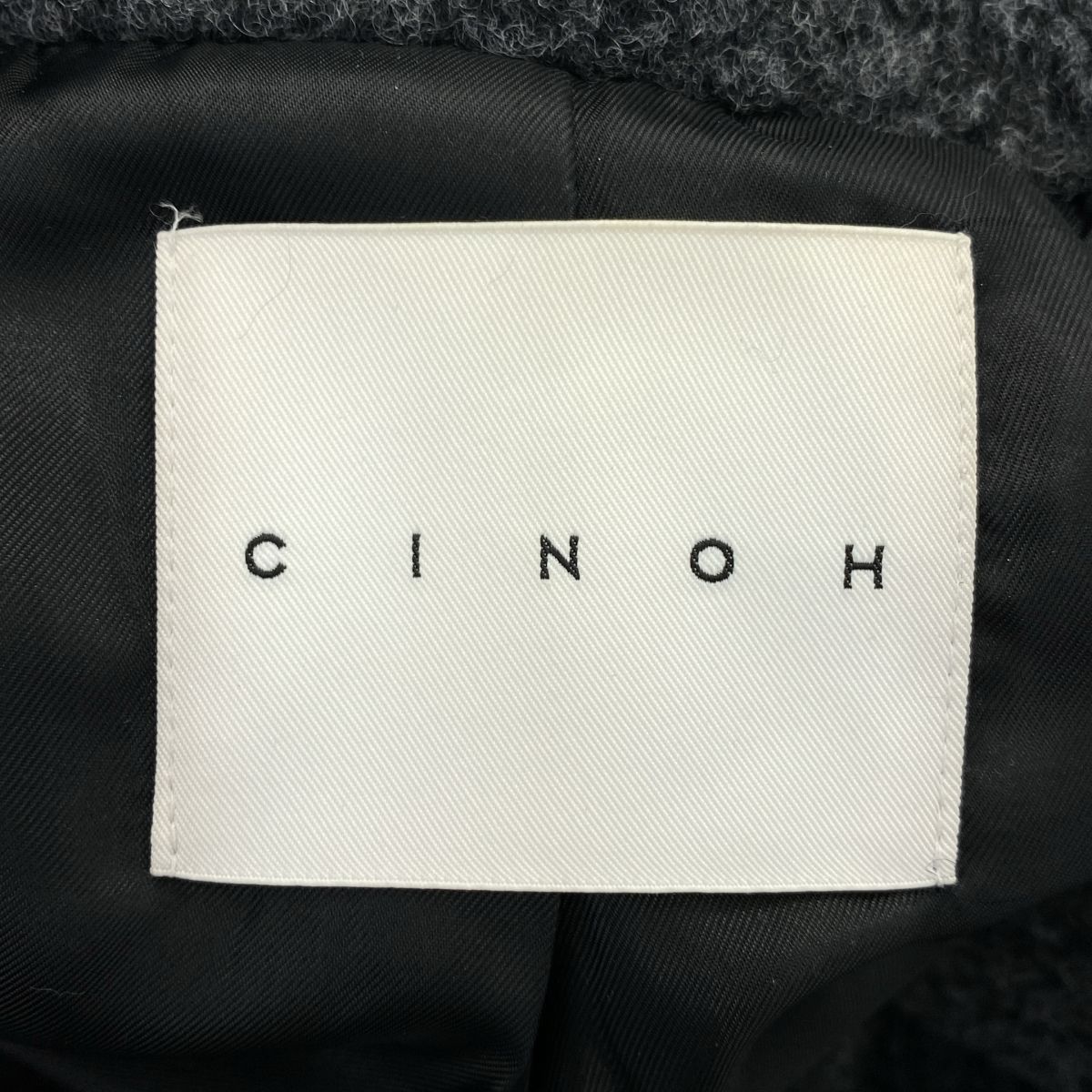 CINOH チノ 23AW BOA COCOON COAT ボアコクーンコート 23WC0007 