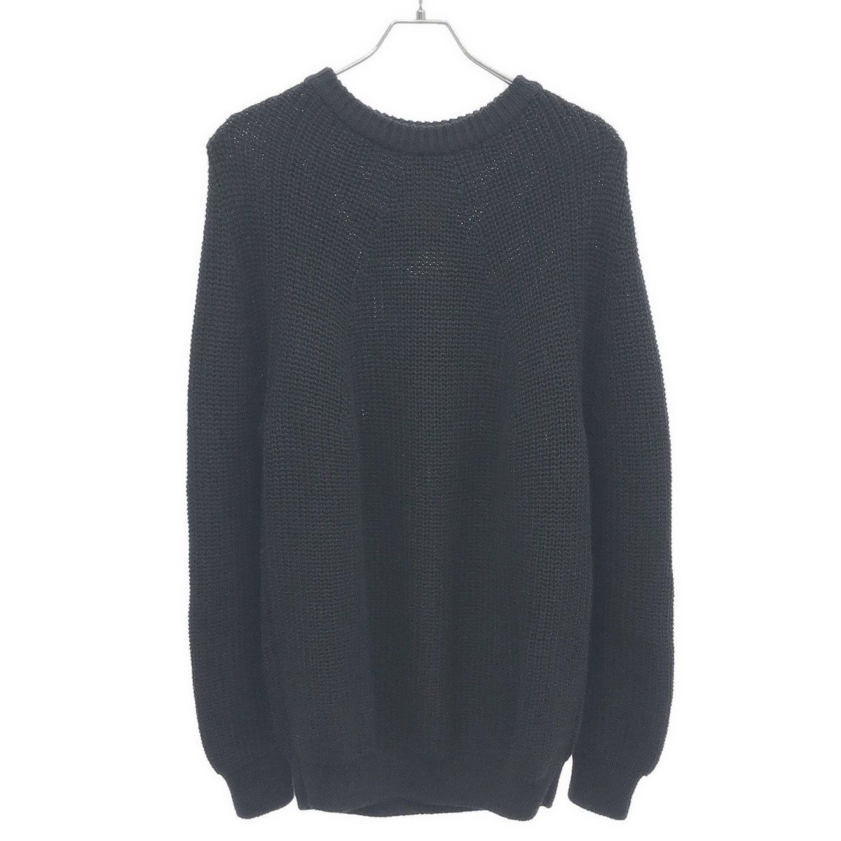 BATONER バトナー 25AW シグネチャーニットセーター BN-25FM-038 ブラック 2