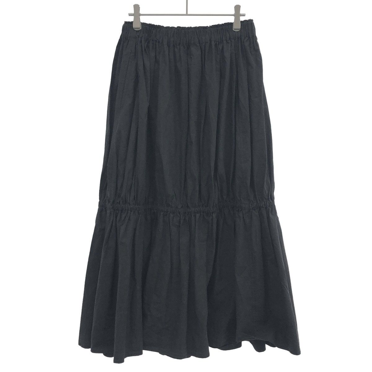 Nomat ノマット 25AW Shirring Skirt シャーリングスカート N-S-01 ブラック 0