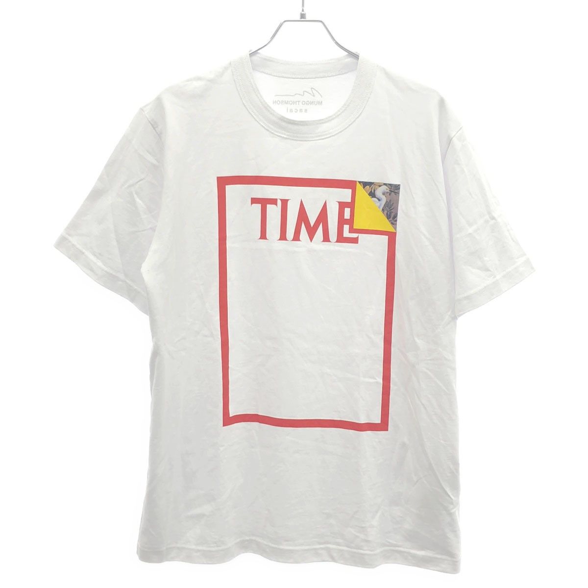 sacai サカイ 25AW Mungo Thomson Cotton Jersey T-Shirt Tシャツ 25-01140S ホワイト 4