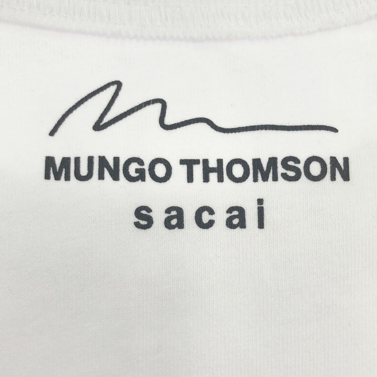 sacai サカイ 25AW Mungo Thomson Cotton Jersey T-Shirt Tシャツ 25