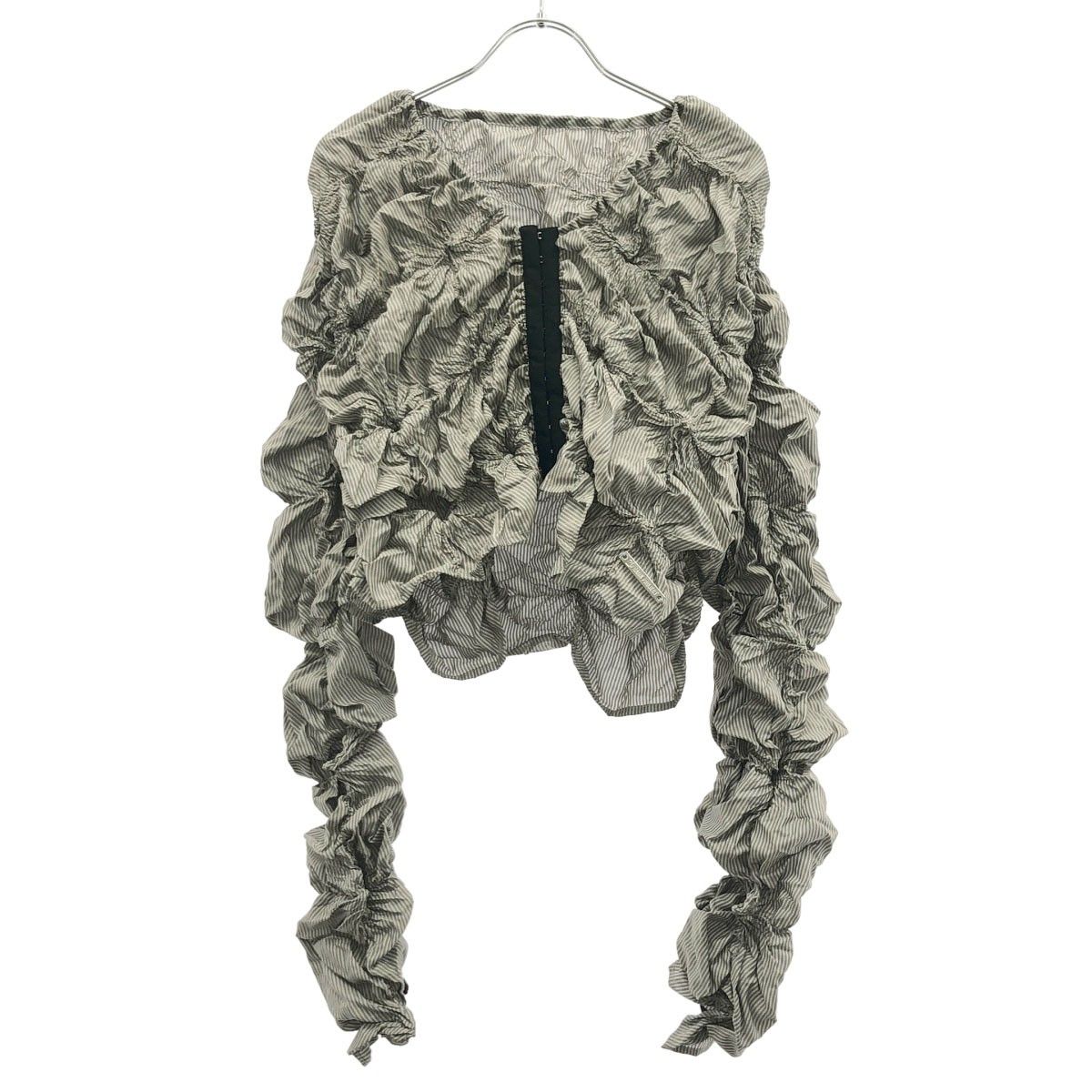 PRANK PROJECT プランクプロジェクト 24AW Wrung Pleated Top トップス 31242315101 グレー F
