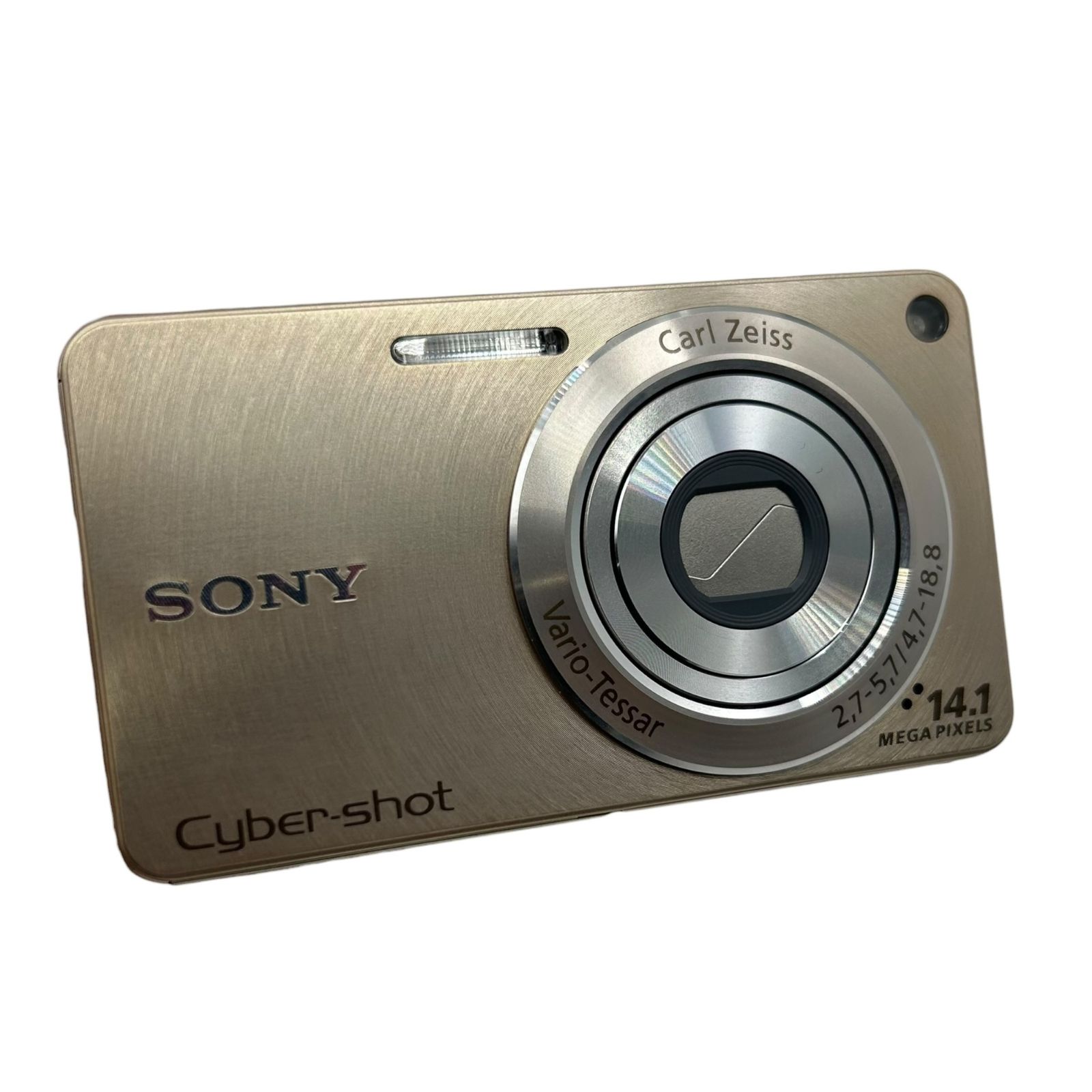 □SONY DSC-W350 Cyber-shot ゴールド 14.1MP コンパクトデジタル