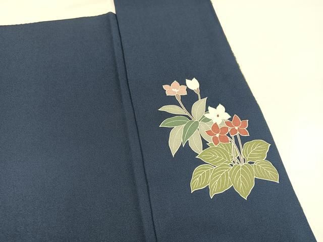 平和屋着物○訪問着 駒刺繍 草花文 暈し染め 金彩 正絹 逸品