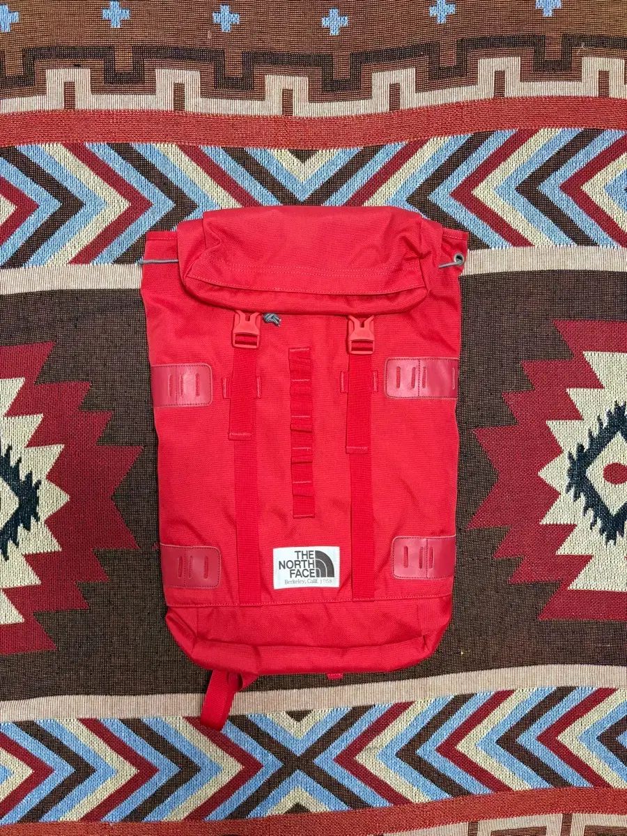新品) THE NORTH FACE ザノースフェイス 登山用バッグ バックパック レッド