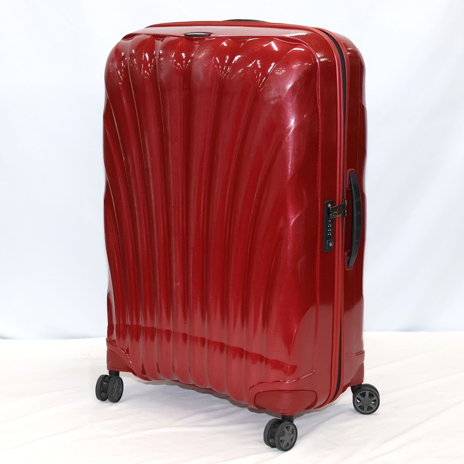 中古 [8-10泊向けサイズ]サムソナイト シーライト スピナー75 94L ハードスーツケース　samsonite-clite75-rd レッド 【可(C)】