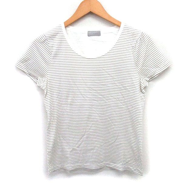 MARGARET HOWELL COTTON LINEN ボーダーTシャツ 2 マーガレットハウエル MARGARET HOWELL ボーダー Tシャツ カットソー