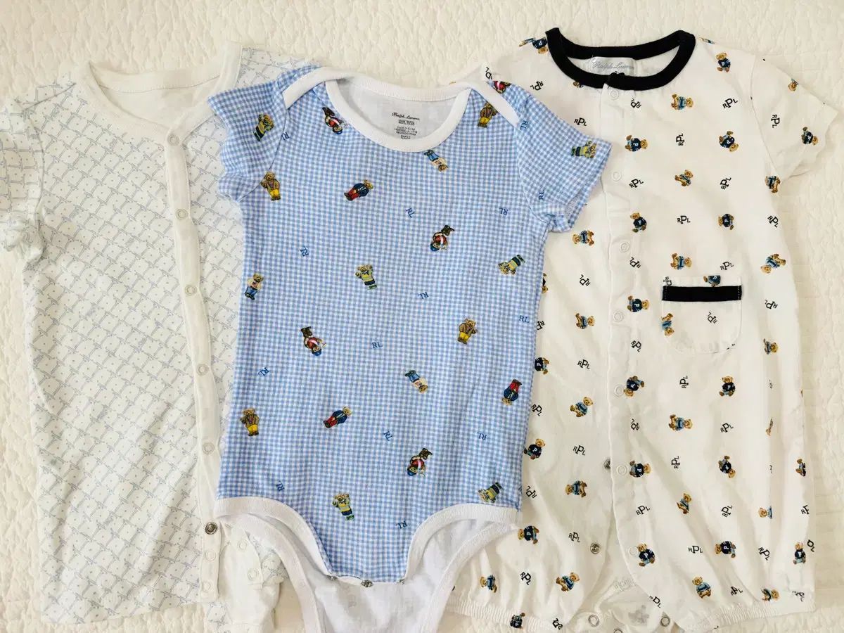(1回着用) POLO RALPH LAUREN ベイビー ギャップ ロンパース ボディスーツ 3枚