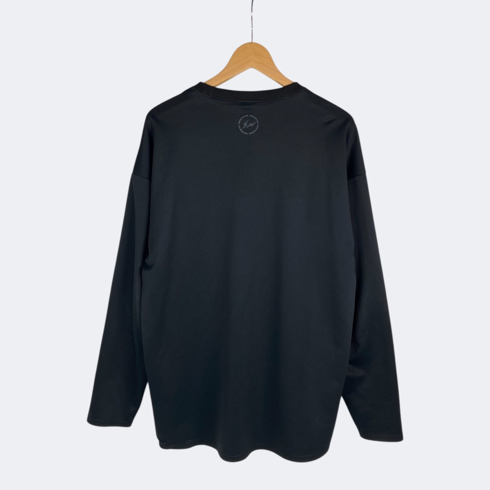 Bristol FRGMT ブラック 長袖カットソー S F.C.Real Bristol × Fragment Design L/S TRAINING TOP ブリストル