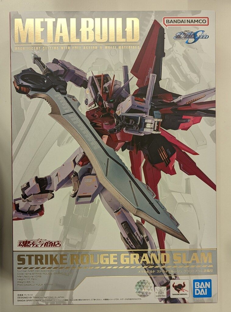 BANDAI SPIRITS METAL BUILD 機動戦士ガンダムSEED ストライクルージュ グランドスラム装備型