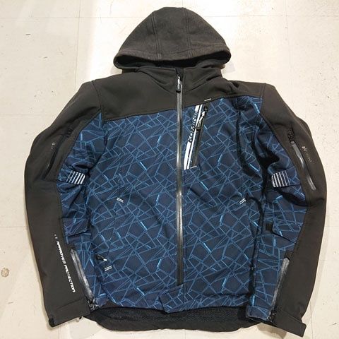 KOMINE　コミネ　07-590　インナーパーカー付き　ソフトシェル　ライディングジャケット　バイクウェア　Lサイズ