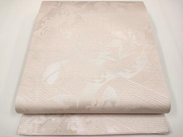 平和屋着物*夏物 西陣 川島織物 六通柄 本袋帯 舞葉文 正絹 逸品 CABG3514tx