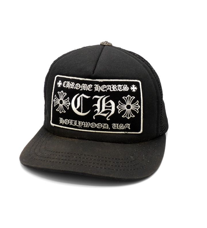クロムハーツ CHROME HEARTS 【 TRUCKER CAP 】 CH刺繍 トラッカー メッシュ キャップ w27019
