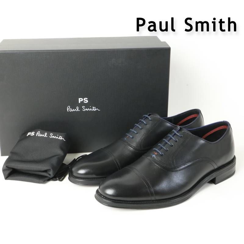 新品 Paul Smith ポールスミス “Timothy” レザーシューズ 【160813 TIMO】ストレートチップ ドレスシューズ ビジネス 革靴 M / XL