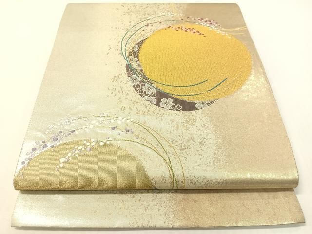 【新品・未使用】袋帯『志都香』証紙付き 平和屋着物○西陣 志都香謹製 六通柄袋帯 彩麗綴 金銀糸 引箔 証紙付き