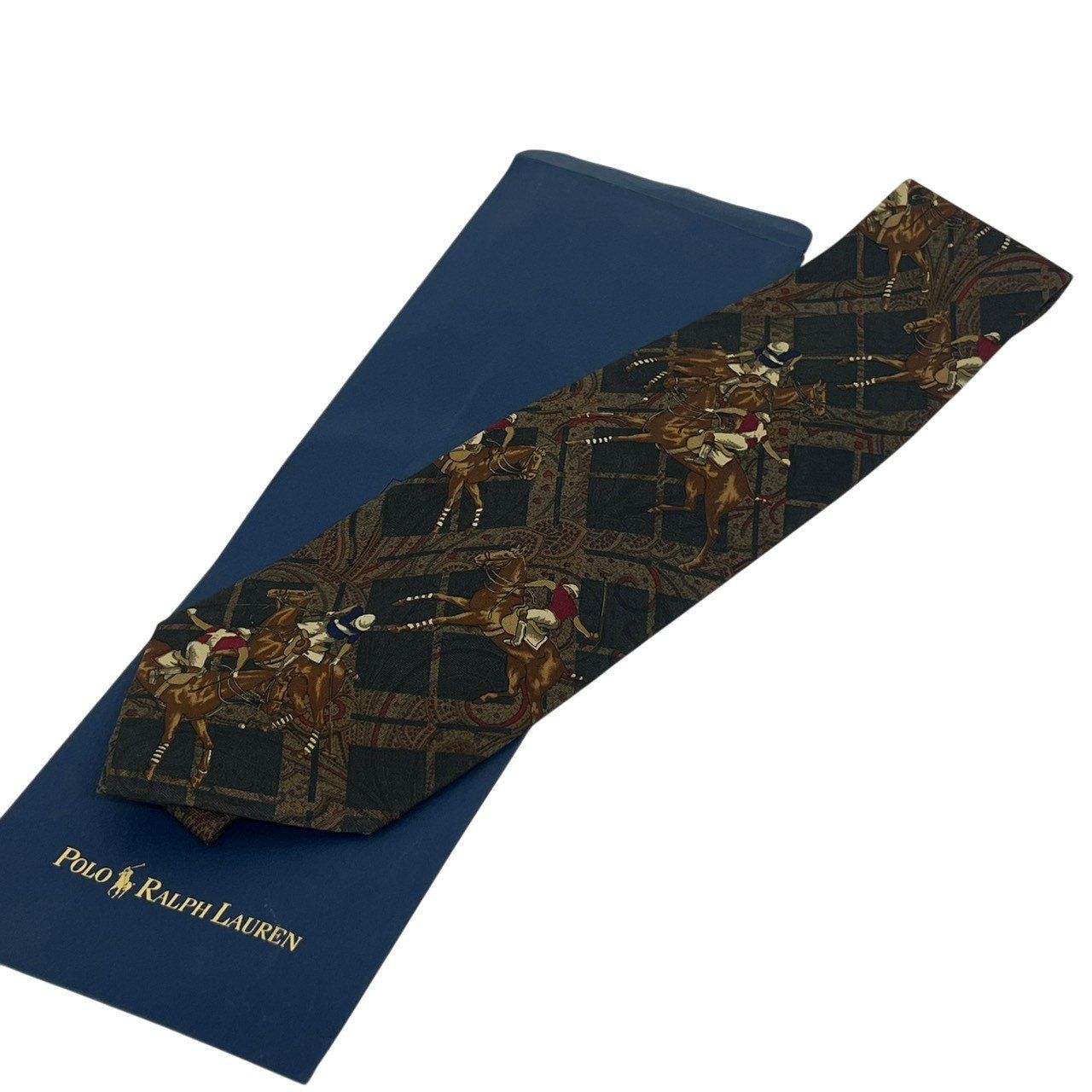 POLO by RalphLauren/ラルフローレン/総柄/絵画風/韓国タグ/シルク100％/RS1344 4,675円