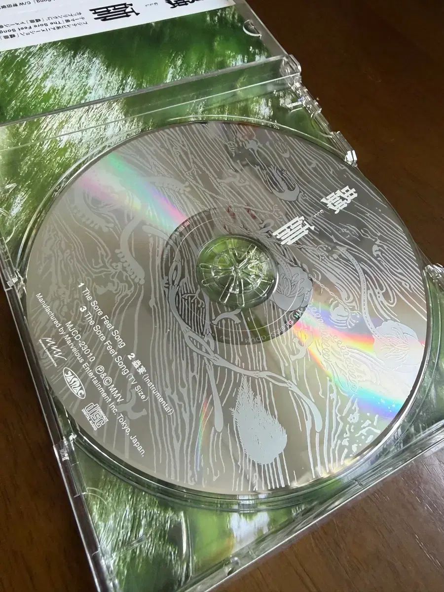 チュンサ CD 開口部 The Sore Feet Song