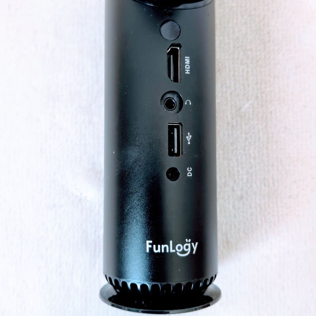 美品】FunLogy X-03 小型プロジェクター 天井投影可能 ファンロジー